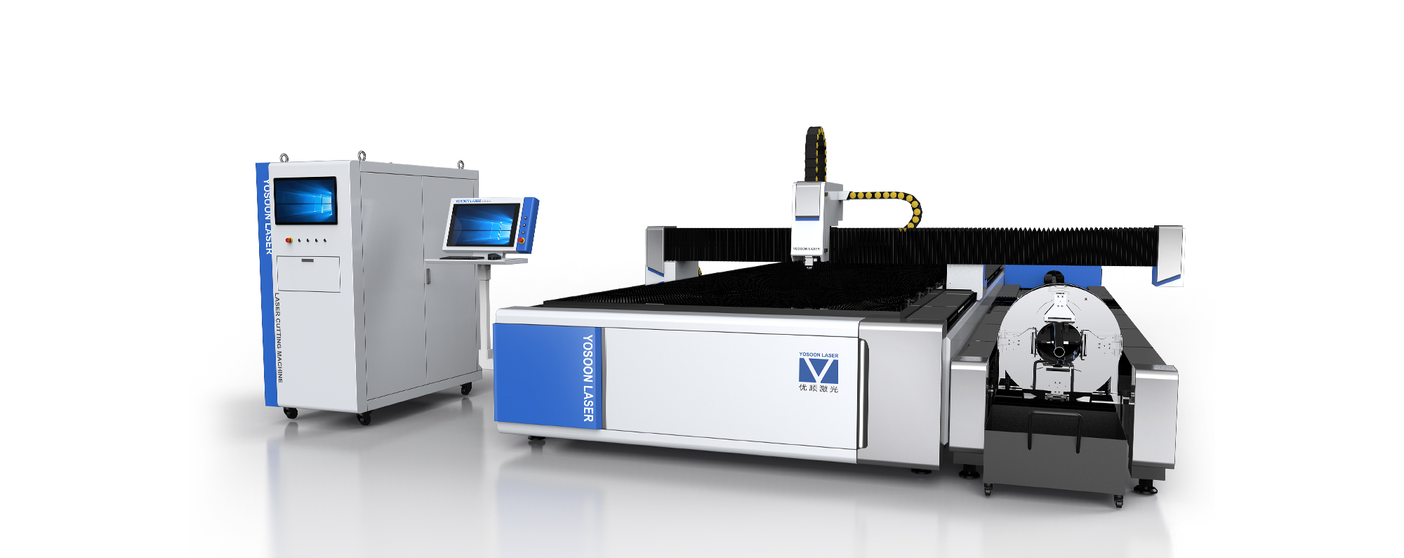 YS-TS/H series plate and tube integrated fiber laser cutting machine